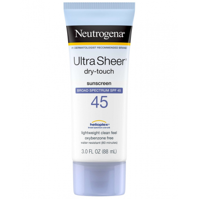 Neutrogena ® Ultra Sheer ® Dry - Touch Sunscreen Broad Spectrum SPF 45+ 88 mL
